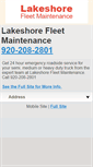 Mobile Screenshot of lakeshorefleetmaintenance.com