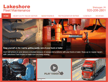 Tablet Screenshot of lakeshorefleetmaintenance.com